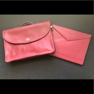 Vintage Coach Laptop Bag & Buxton Document Case